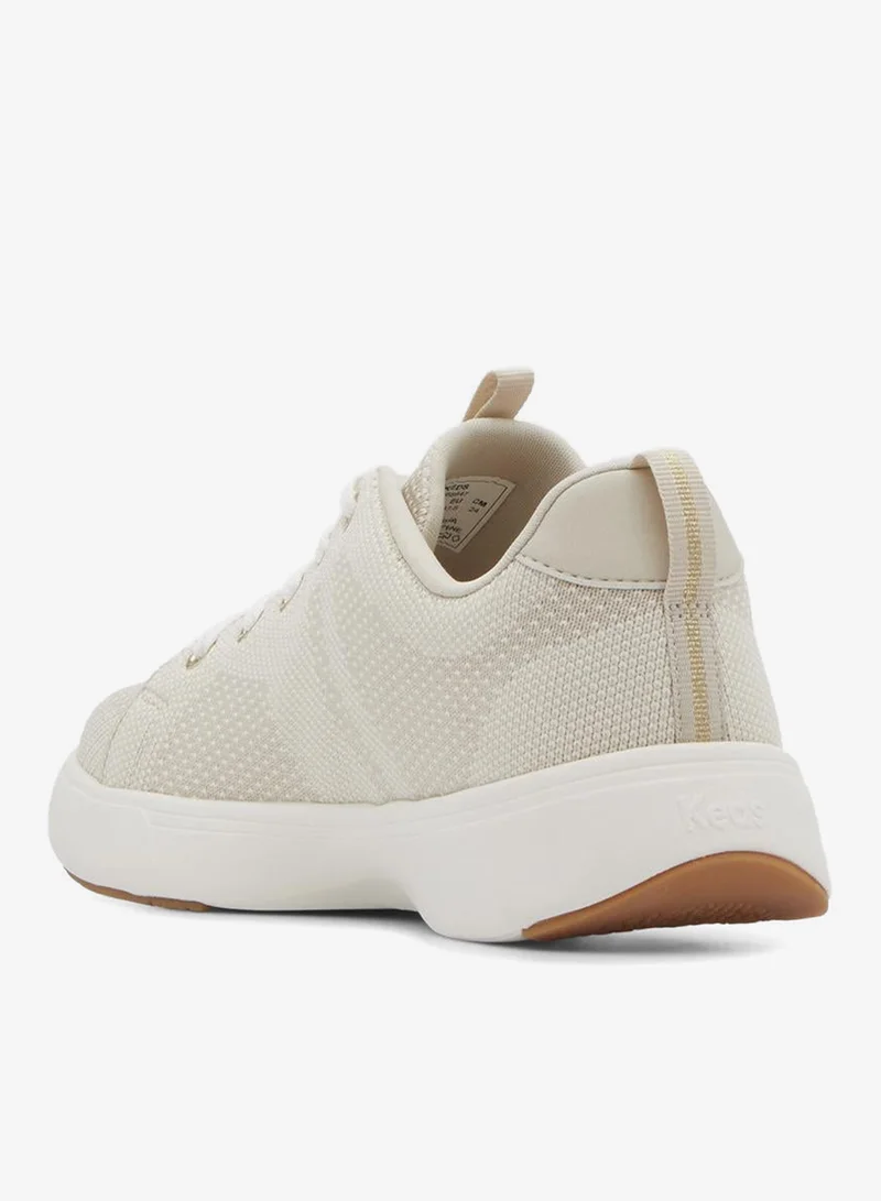 Keds Oatmeal Keds Women's BlissWalk Lace Up Casual Sneaker Cream for Women | Best Price UAE